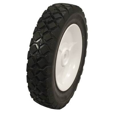 8" x 1.75" Universal Wheel - Plastic, Diamond Tread, 1/2" Bore Size