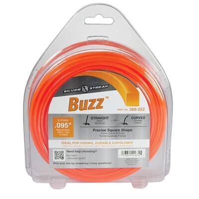 1 lb. .095" Durable Co-Polymer Trimmer Line for Edging - 243' Orange Donut