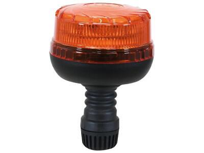 Amber LED Beacon Light 12-24V IP65 Low Profile Class 5 Flashing Light