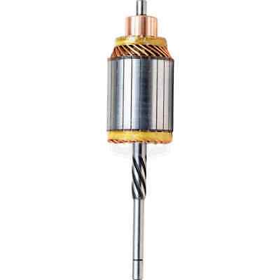 New 30MT 12V CCW Armature for Various Models, 6 Splines, 14" Length