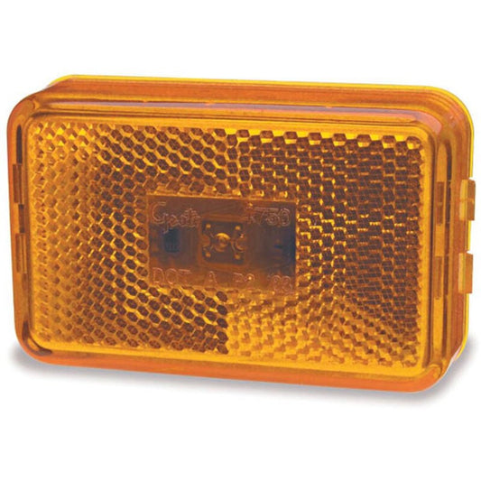 Amber LED Clearance Marker Light 3" x 2" Rectangular 12V SuperNova