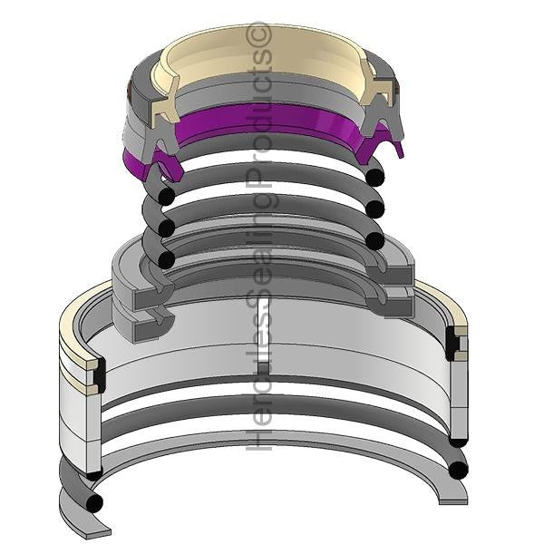 Blade Lift LH Cylinder for Komatsu D65PX-18 Dozer, 65mm Rod, 90mm Bore
