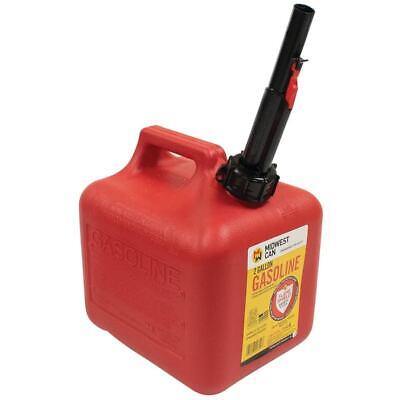 2 Gallon Plastic Gasoline Fuel Can with Flame Mitigation & CARB Approved