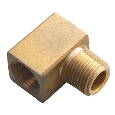 1/2" MNPT x 1/2" FNPT 90 Degree Elbow Fitting 4000 PSI Max 10.5 GPM