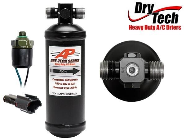 2025-01040, T4520-50061 Receiver Drier With Pressure Switch Fits Kioti, Mahindra