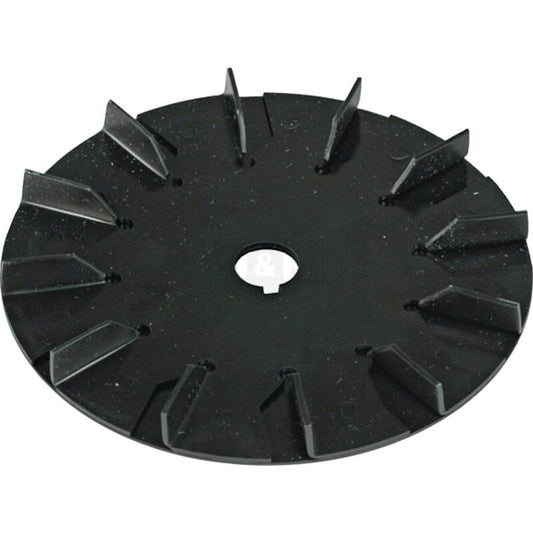 Metal Fan 139.7mm OD 5.5" ID 0.669" Keyway 0.161" Thickness 13.4mm