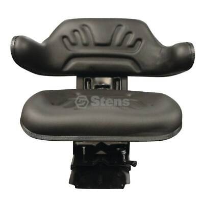 Adjustable Black Economy Suspension Seat, 5 Position, Wrap Around Back