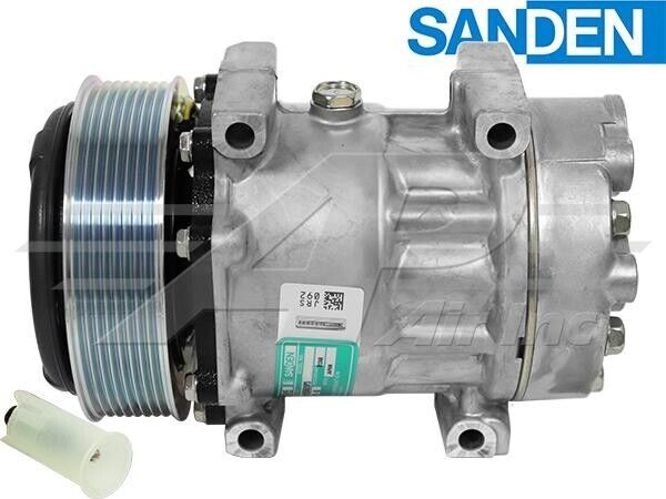 11104251 OEM Sanden Compressor SD7H15 8 Groove Clutch Fits Volvo 1 Year Warranty