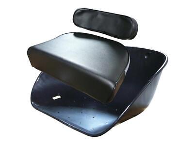 Black Seat Pan & Cushion Assembly with Backrest - Fits Various Models