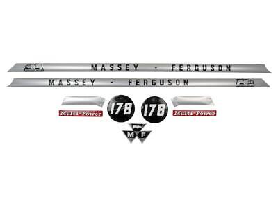 Decal for Massey Ferguson 178 & 178 US Built - Durable & Long Lasting
