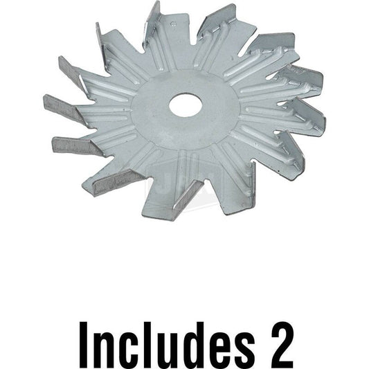 15/17SI Fan for Arrowhead & Delco - Steel, 0.669" ID, 17mm ID