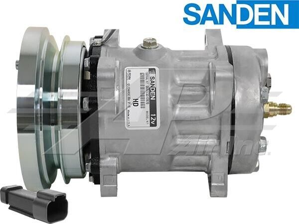 3E-1908 OEM Sanden Compressor Fits CAT 420D 424D 430D 442D ++ Backhoe Loaders