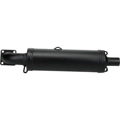 Muffler for Kubota 15371-12110, 66706-54510, Round, 1.5" Inlet/Outlet, 19.5"