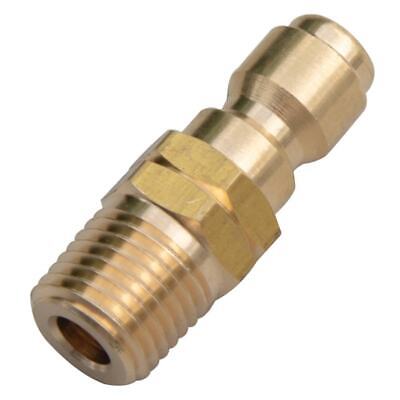 1/4" Plug x 1/4" MNPT - 4000 PSI Max, 10.5 GPM, 300ï¿½F Max Temp