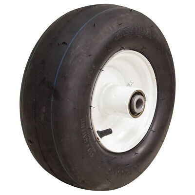Zero-Flat Wheel Assembly 13x5.00-6 Foam Filled, Includes Bearings, Smooth Tread
