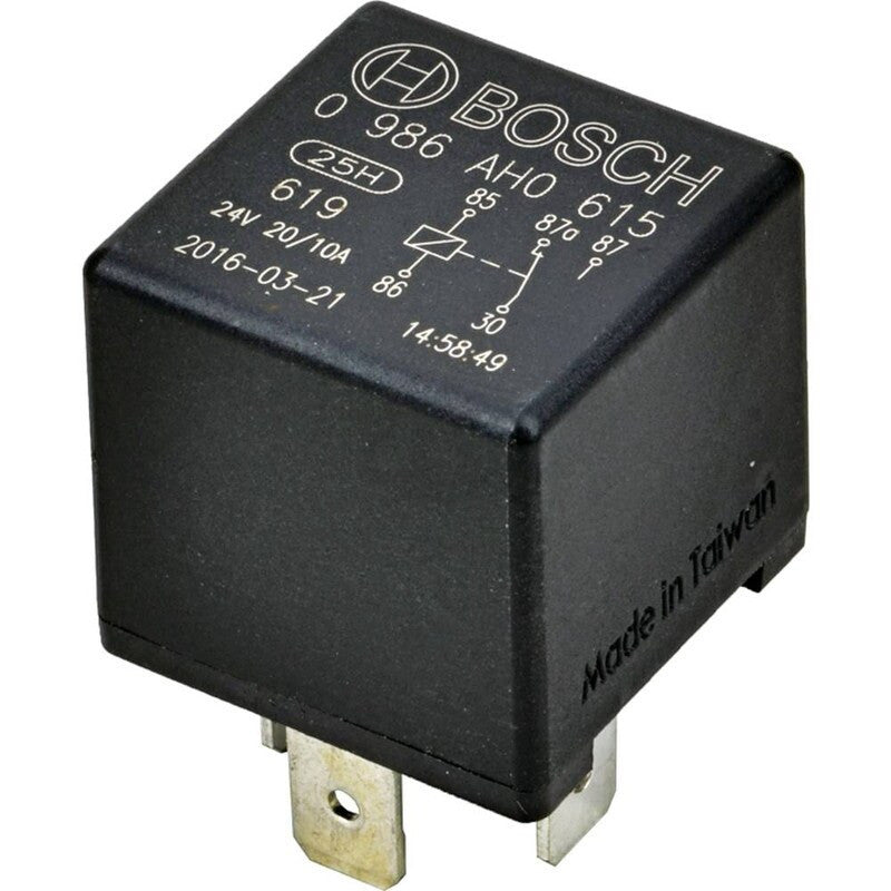 24V 20A Mini Relay SPDT 5 Terminals Double Make Continuous Duty Cycle
