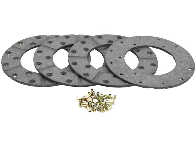 Brake Lining Kit for Case IH, Landini, Massey Ferguson, Volvo Tractors