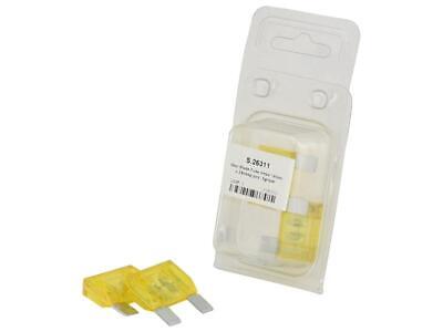 Maxi Blade Fuse 20A Yellow - 2 Pack - Universal Fit for All Vehicles