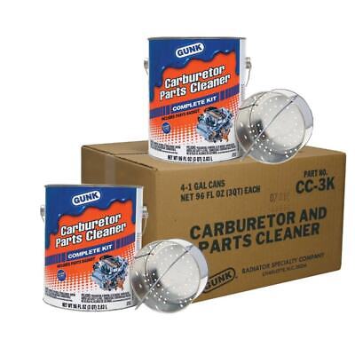 Carburetor & Parts Cleaner - 4 Gallon Cans, Eco-Friendly, Dip Basket Included