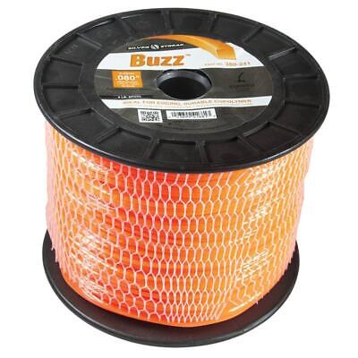5 lb. 0.080" Durable Co-Polymer Trimmer Line for Edging - 1772' Orange Spool