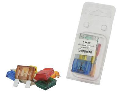 Assorted Maxi Blade Fuses 20-80 Amps - 7 Pack Snap Pack
