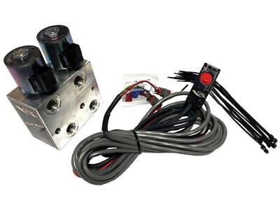 Power Splitter Spool Selector Valve - Solenoid Operated Hydraulic Control