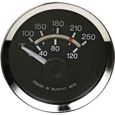 Oil Temperature Gauge 2 1/16" Lighted 100-250ï¿½F Adjustable Limiter