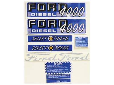 Decal for Ford New Holland 4000 SELECT-O-SPEED Diesel Tractor