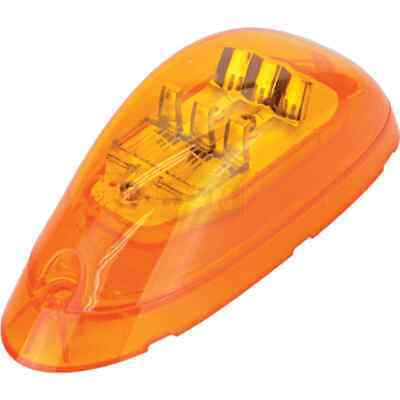 Amber LED Surface-Mount Side Turn/Marker Light, Oval 6" x 1.9"