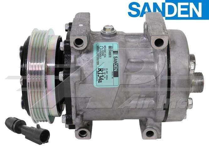 84159488 OEM Sanden Compressor Fits Case 580N 590N 580SN 590SN Backhoe Loaders