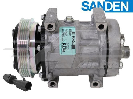 84159488 OEM Sanden Compressor Fits Case 580N 590N 580SN 590SN Backhoe Loaders