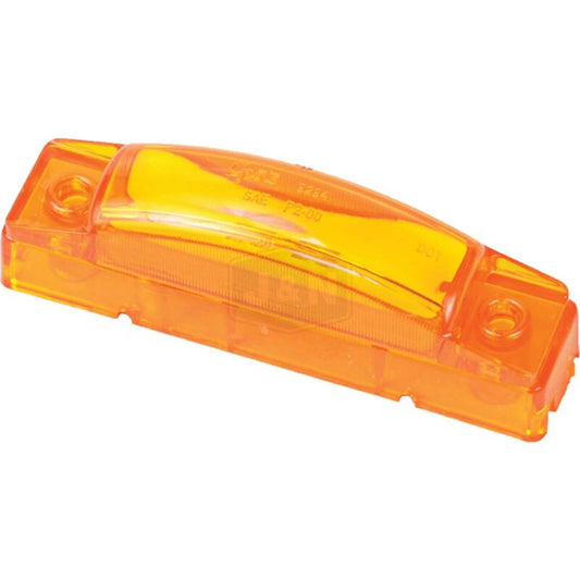 Amber LED Clearance Marker Light 3" Rectangular 12V SuperNova P2