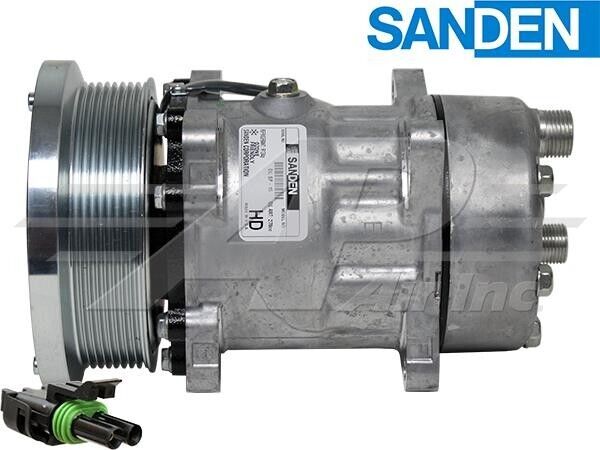 9824775 New OEM Sanden Compressor Fits New Holland 8670 8770 8870 8970 Tractors