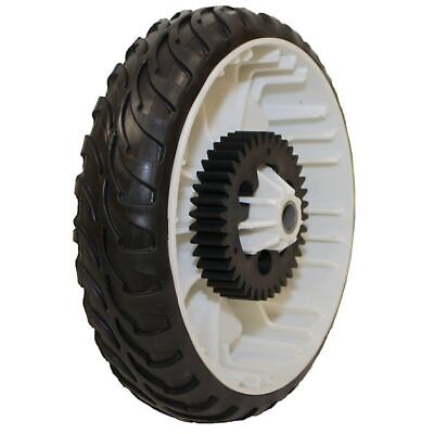 8" Rear Wheel Drive Replacement Wheel, 1/2" Bore, Plastic, Set Recommended