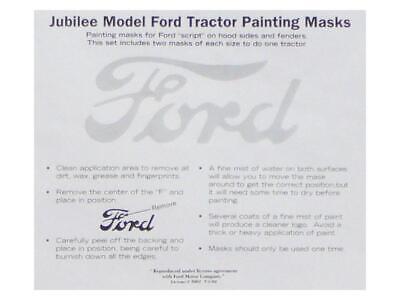 Painting Mask for Ford Tractors 9" x 3" & 7.25" x 1.75" - Fits Models 600-900