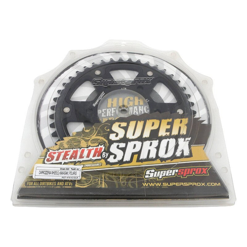 Black 520 Conversion Stealth Sprocket for Kawasaki & Polaris Models