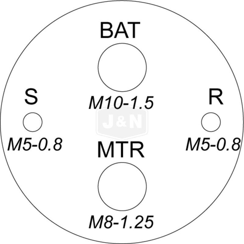 New Solenoid 12V for Arrowhead 10-DE415D, Delco 10457061, J&N 245-12088