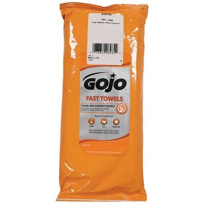 Fast Wipes Hand Cleaner 60 Ct Toolbox Pack - High Strength Disposable Wipes