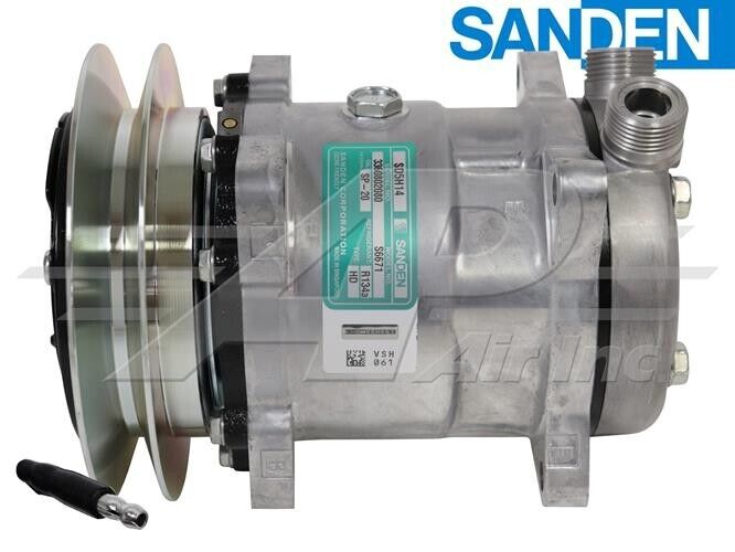 83304402, 85100129, 3948704 Heavy Duty OEM Sanden Compressor Fits Volvo Trucks