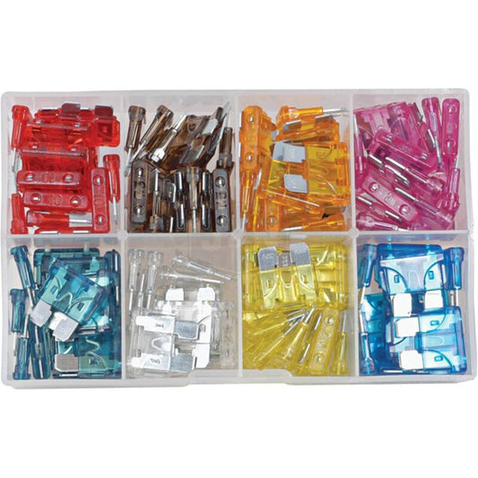ATC Fuse Assortment Kit - 120 Pieces, 3A to 30A Bladed Fuses Included