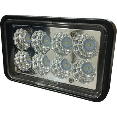 LED Skid Steer Headlight 2000 Lumens Flood Light 12-24V Plug & Play