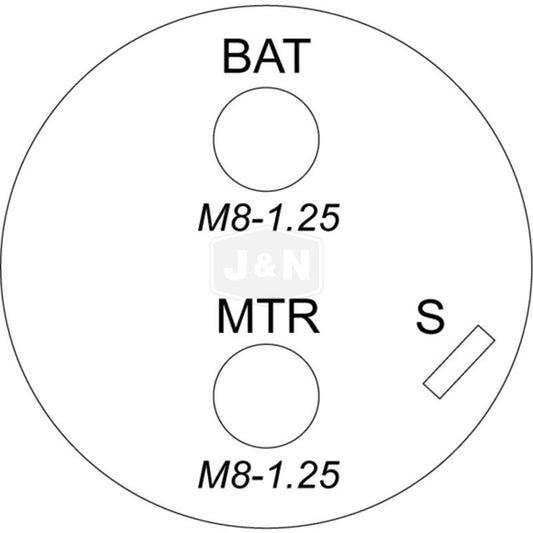 New Solenoid 12V for Chevrolet, Isuzu, Hitachi, Arrowhead, J&N Electrical