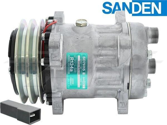 85817170 OEM Sanden Compressor For New Holland Tractors Backhoes 1 Year Warranty