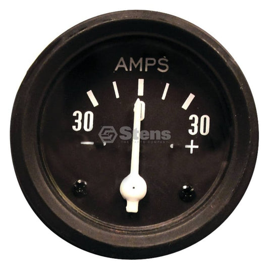 Amp Gauge 6V Black Bezel -60 to 60 Fits Ford/New Holland Tractors 2"