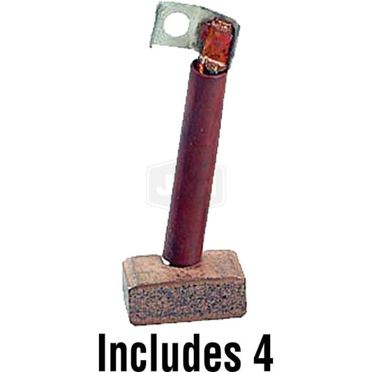12V Starter Brush for Bosch - Positive Polarity, 0.984" Width, 10mm Height