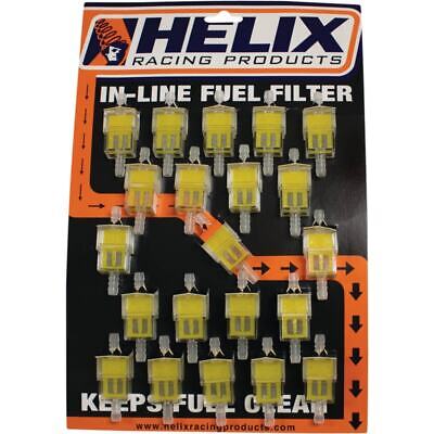 Fuel Filter Rectangular Stainless Steel Element Yellow 1/4