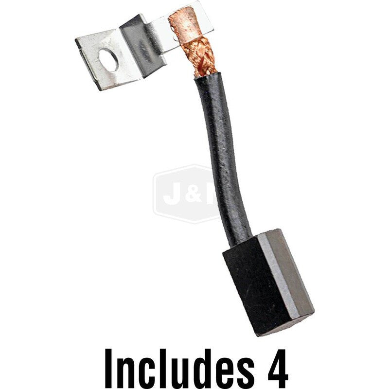 12V Starter Brush for Valeo - Negative Polarity, 141-40015, 1.744" Lead